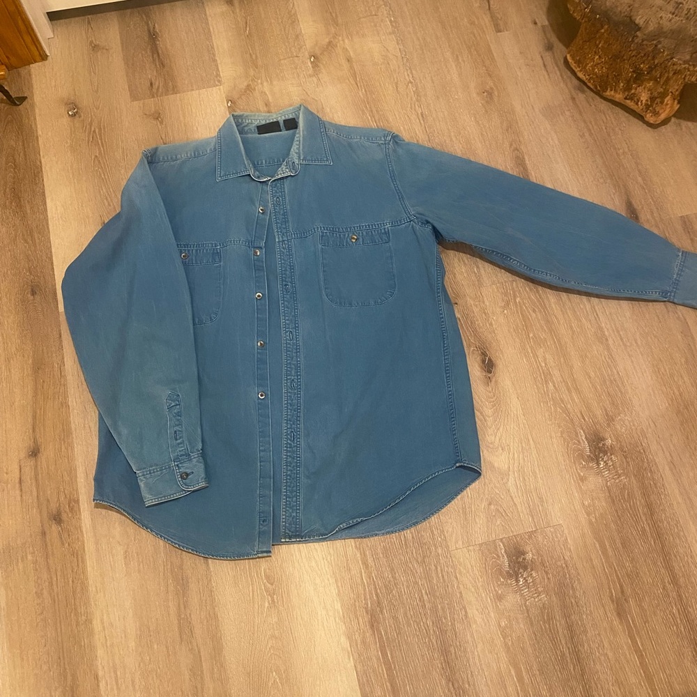 Denim Patagonia Long Sleeve Button Down